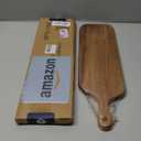 BILL.F Acacia Wood Cutting Board with Handle Small Size Long Wooden Charcuterie Board Paddle Cheese Board Serving Boards for Kitchen Meat, Pizza,Cheese, Bread, Vegetables &Fruits 16'' x 4.7'' x 0.6''