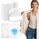 Armpit Sweat Pads 100 Packs Sweat Pads for Women and Men Individually Packaged, Non Visible Easily Absorb and Disposable Underarm Sweat Pads Shields Armpit Protection For Hyperhidrosis