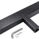 Hitch Step Anti Slip and Rust Towing Bumper Guard for Most Car SUV Truck Pickup with Pin Fit 2 Receiver, 23.5 Length