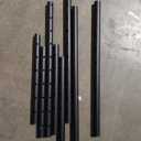 3-Tier Metal Storage Shelves - Space-Saving Shelf Organizer for Small Spaces, Compact Shelving Unit with Adjustable Feet for Kitchen, Garage, Laundry Room, Black