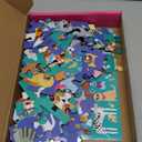 Mudpuppy Cats and Dogs Double-Sided Puzzle, 100 Pieces, 22”x16.5” – Perfect Family Puzzle for Ages 6+ - Colorful Illustrations of Dogs on One Side and Cats on the Other – Two Fun Puzzles in One Box