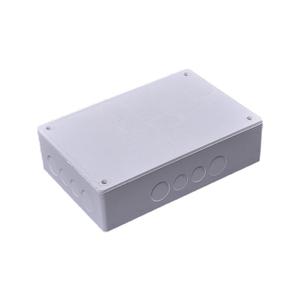 9" x 6" x 3" PVC Plastic Junction Box with Pre Molded 3/4" & 1" Punch in Holes Electrical Boxes IP65 Waterproof and Dustproof Project Junction Conduit Box for Electrical Enclosure