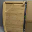 GREENER CHEF 30 Inch 3XL Extra Large Bamboo Cutting Board with Lifetime Replacements - Oversized Stove Top Cover, Noodle Board, Meat Carving, and Charcuterie Board (Two-Tone)