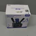 Karaoke Machine,Portable Bluetooth Speaker with 2 Wireless Microphone for Adults & Kids with LED Lights, Karaoke Microphone with PA System Supports USB/TF/AUX,Gift for Party (Black)