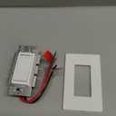 BESTTEN 3 Pack Dimmer Light Switch, Single Pole or 3 Way Dimmable Light Switch for Incandescent or Halogen Bulbs, CFL and LED Lamps, White