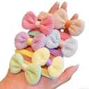 2 x Hair Cute Flower and Butterfly - Shaped Hair Ties for Women, 6 Pack, Random Colors
