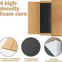 30" x 40" Foam Board 4 Pack, 0.23" Thickness Black Poster Board, Acid Free, Double Sided, Rigid, Sign Board for Mounting, Crafts, Modelling, Art, Display, School Projects