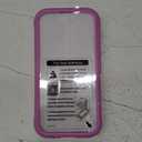 Diaclara Designed for iPhone 16 Case 6.1 Inch,Upgraded [Full Camera Protection] Full Body Rugged Clear Bumper Case with Built-in Screen Protector, Rose Pink