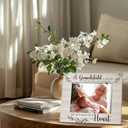 New Grandparent Picture Frame - Grandparents Gifts, First Time Grandparents Gifts, Grandchildren Grandkids 5x7 Picture Frame, Grandma Wooden Picture Frames for Tabletop or Wall Hanging