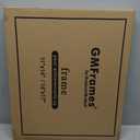 GMFrames 11x14 Wood Diploma Frame with Black Mat or Display 14x17 Certificates without Mat,Tempered Glass,Rustic Black Finish with Gold Trim