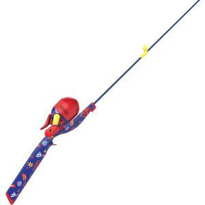 Zebco Youth Floating Spincast Reel and Fishing Rod Combo, Pre-Spooled with 6-Pound Cajun Line, 29"
