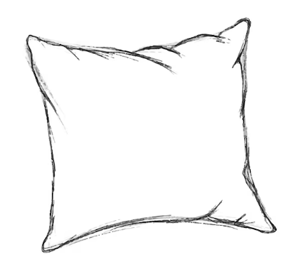 Marble Pillow, White