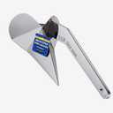 Boat Anchor 316 Stainless Steel (Marine Grade) Delta-Style Anchor Heavy Duty Triangular Anchor Wing Style Triangle Anchor (11lb/5kg, Slivery)