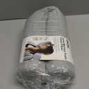 Dot&Dot Twist Memory Foam Travel Pillow for Airplanes - Travel Neck Pillow for Sleeping - Airplane Pillow for Neck Support, Chin, Lumbar and Leg - Adjustable, Bendable Neck Roll Pillow, Steel (Silver)