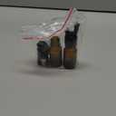 Chunful 2 Pack Essential Oil Inhaler Leakproof Double Hole Aroma Nasal Inhaler Inhaling Cap Mini Perfume Dispenser Bottle for Enhances Aromatherapy Inhalant Adults(Black)