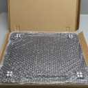 360 Rolling Tray Bamboo Appliance Slider for Kitchen Appliances, for Breville Espresso Machine Accessories, Sliding Tray for Coffee Maker Appliances Mat Easily from Under The Cabinet Black 13"15.7"