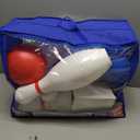 17 Inch Huge Bowling Set with Storage Bag 6 Giant Pins, Outdoor & Indoor Backyard Game for Kids, Family Party, Birthday Gift Ages 5+ 