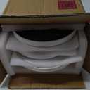 AmorArc Ceramic Plates Set of 6, 8.0 Inch Round Stoneware Salad Plates Use for Dessert, Salad, Appetizer etc,Microwave and Dishwasher Safe, Scratch Resistant Small Deep Dinner Plates-Light Green