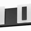 Coinmit 3 Light Black Modern Bathroom Vanity Light Fixtures Over Mirror Black Vanity Lights for Bathroom Cool Light Modern Black Wall Lighting Fixtures Over Mirror