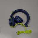 M2 Kids Headphones Wired Headphone for Kids,Foldable Adjustable Stereo Tangle-Free,3.5MM Jack Wire Cord On-Ear Headphone for Children/Teens/Girls/School/Kindle/Airplane/Plane/ (Blue)