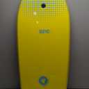 BPS New Zealand Shaka Body Board for All Wave Conditions - Lightweight with EPS Core, HDPE Slick Bottom, Body Boards for Beach with Wrist Leash and Plug for Kids and Adults - All Skill Levels (41 Inch, 14 Yellow Blue)