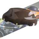 Motorcycle 9 inch Wave Windshield Windscreen Fit for Harley Touring Street Glide FLHX Electra Glide FLHT Ultra Limited FLHTK Tri Glide FLHTCUTG 2014-2025 (Smoke)