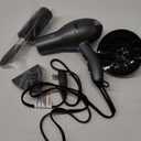 INFINITIPRO by CONAIR Hair Dryer with Diffuser | Salon Performance AC Motor Blow Dryer | Includes Diffuser, Concentrator and Bonus Blow-Out Brush | Grey 