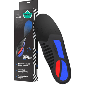 Spenco Total Support Max Shoe Insoles(FSA&HSA Eligible)Orthotic Metatarsal Arch Support Inserts, Absorbs Shock,Reduces Over-Pronation,Conforms to Foot, Deep Heel, 12 inch