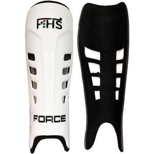 Field Hockey Shin Guards Force with No Straps (Medium, Force - White)