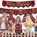 Stranger TV Birthday Party Decorations, Movie Theme Party Supplies Set Including Balloons, Banner, Cake topper for Boys & Girls Theme Party