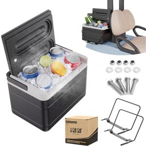 10L0L Universal Golf Cart 8L Ice Chest Cooler with Mounting Bracket, Cooler Box for EZGO&Club Car&Yamaha  48 Hour Cold Drink Storage 102588101 103886801