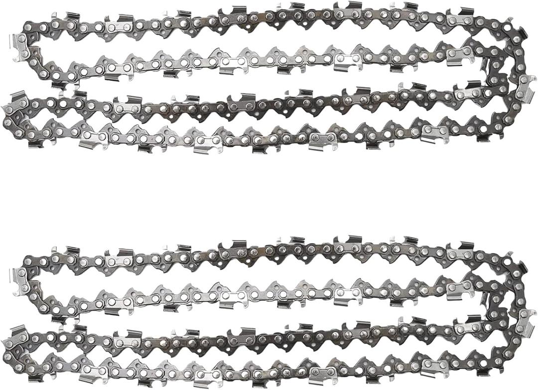 2-Packs 20 Inch Chainsaw Saw Chain 76 Drive Links 0.325'' Pitch 0.058'' Gauge Fits Carton Origen Steele,Fits for Blue Max 20 Inch Chainsaw Chain 53543 52209 8901 8902 53543 52209