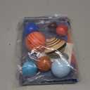 Wooden Solar System Model Board, Montessori Toys Planets Puzzle Science STEM Space Learning for Kids 4-8 with 3D Planets Models, Prechool Educational Gift for Boys Girls