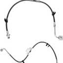 TRQ Front Brake Hose Set Compatible with 2003-2010 Dodge Ram 2500 3500 2011-2013 2011-2012