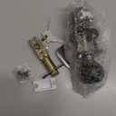 BESTTEN Keyed Entry Door Knob, Entrance Door Lock, Standard Ball, All Metal, Matte Black