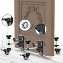 Heavy-Duty Door Installation Kit,2-Piece Door Dolly for 0.8 to 2.36 inch Thick Pre-Hung,Front,and Slab Doors,Door Installation Tools,Door Lifter