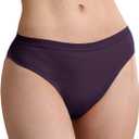 Absorbent Incontinence Underwear for Women Washable, 2 oz Leakproof Ladies Panties for Bladder Leakage 1 Pack (Berry, XL)