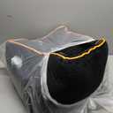 Dog Car Seat for Small Dogs, Memory Foam Booster Dog Seat for Dogs up to 35 lbs, Elevated Pet Car Seat with Washable Removable Cover, Storage Pockets (Black)