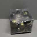 46 Pcs Christmas Ball Ornaments Dark Green Christmas Tree Ornaments Set with Velvet Christmas Bows, Vintage Shatterproof Xmas Decorations with Hanging Hooks for Holiday in 3 Sizes (Small Medium Large)