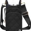 Water Bottle Holder with Strap for 30/32 oz, Crossbody Water Bottle Carrier Bag with RFID Blocking Phone Pocket