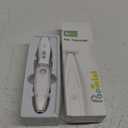 Vacuum Dog Paw Trimmer, Low Noise Paw Trimmers for Dog's Feet with Hair-Suction, Safety Cordless Electric Dog Clippers for Grooming, Rechargeable Cat Shaver for Paws, Ears, Face (White)