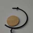 YY YEARCHY Awesomes Terrarium Ornament Display Stand Metal Stand Air Plant Stand Flower Pot Stand Holder Iron Pothook Stand for Hanging Glass Terrarium Globe Ball (1, Black)