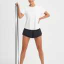 baleaf Ice Cooling Short Sleeve Workout Tops for Women Running Shirts UPF 50+ Athletic Tennis Yoga Split Back Quick Dry, XL