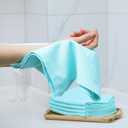 100% Cotton Flour Sack Dish Towels, Pack of 6, Blank Tea Towels Highly Absorbent for Kitchen, Drying and Cleaning 50x70cm (White)