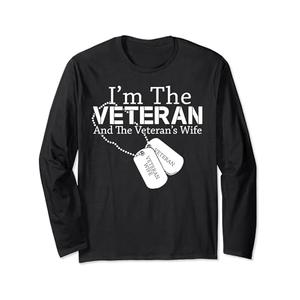 I Am The Veteran Veterans Day US Military Patriotic Long Sleeve T-Shirt XL