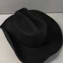 Western Cowboy Hat for Women Men Classic Fedora Hats Wide Brim Suede Cowboy Hat for Women