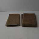 Kitchen Rugs and Mats, Non Slip Washable Set of 2 PCS, Absorbent Kitchen Mats for Floor, Kitchen Runner Rug, Rubber Backing, for Kitchen Decor, Front of Sink(Khaki, 20x 32+ 20x 47)