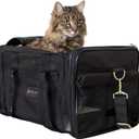 Sherpa Delta Airlines Travel Pet Carrier, Airline Approved & Guaranteed On Board - Black, Medium