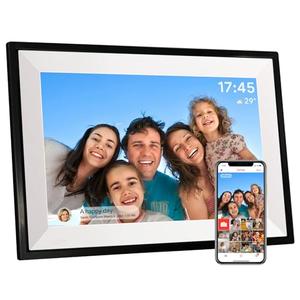 PIPI Vision 10.1 Inch WiFi Digital Picture Frame, Upgraded 32GB Storage,Smart Frameo App, IPS Touch Screen, Easy Setup, Instantly Share Photos & Videos for Mom,Grandparents