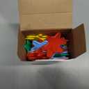 Lenwen 80 Pcs Balloon Weights Plastic Colorful Weights for Balloons for Birthday Party Decoration Wedding Holiday Celebration(Star Shaped,Rainbow)